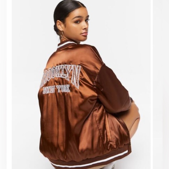 Forever 21 Jackets & Blazers - NWT Brooklyn New York Bomber Jacket 1X